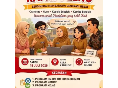 Sinergi Tanpa Batas: SD N Sudirman Paparkan Program Strategis Setahun ke Depan dalam Rapat Pleno 2026